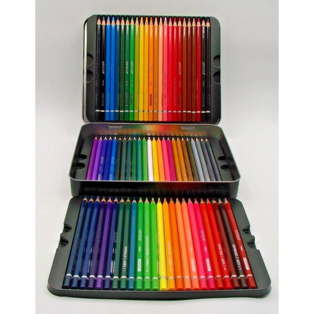 NEW Arteza Set 72 Watercolor Pencils Expert Artist Quality Rich Vibrant w/ Case